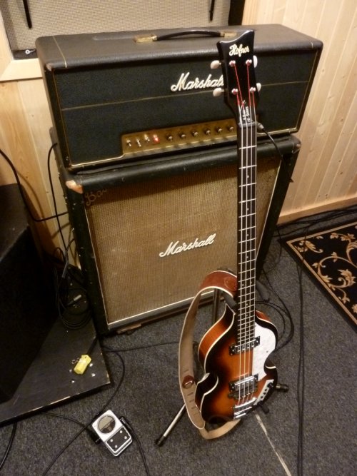 Sue's bass setup dec 2016